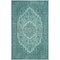 Safavieh Classic Vintage Power Loomed Rectangle Rug- Aqua- 4 x 6 ft. CLV121E-4 - alternate 1